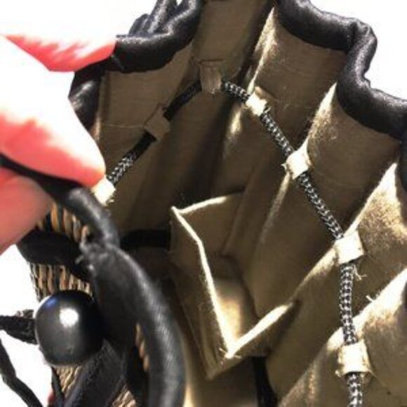 Woven Straw Bucket Bag - Picture 4 of 7